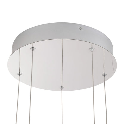 Akoya 80 Light Silver dimmable LED Chandelier