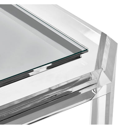Alden Glass End Table