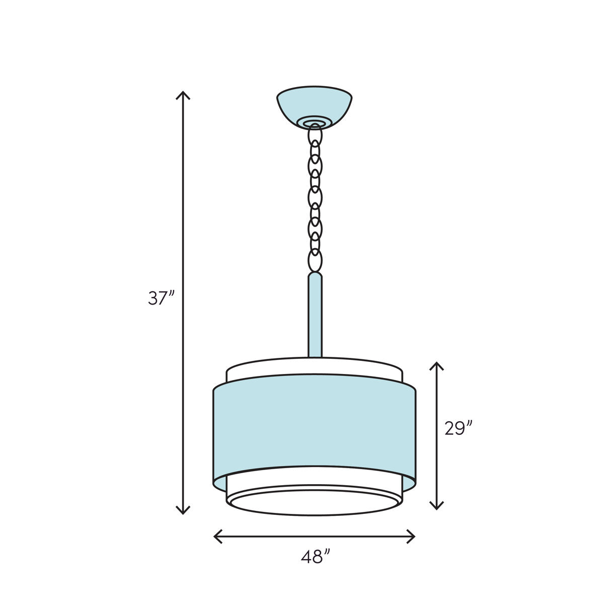 Allegretto 5 - Light Chandelier