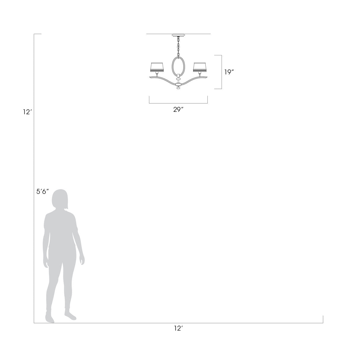 Allegretto 5 - Light Chandelier