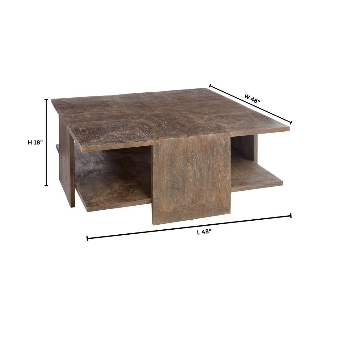 Alta Solid Wood Cocktail Table
