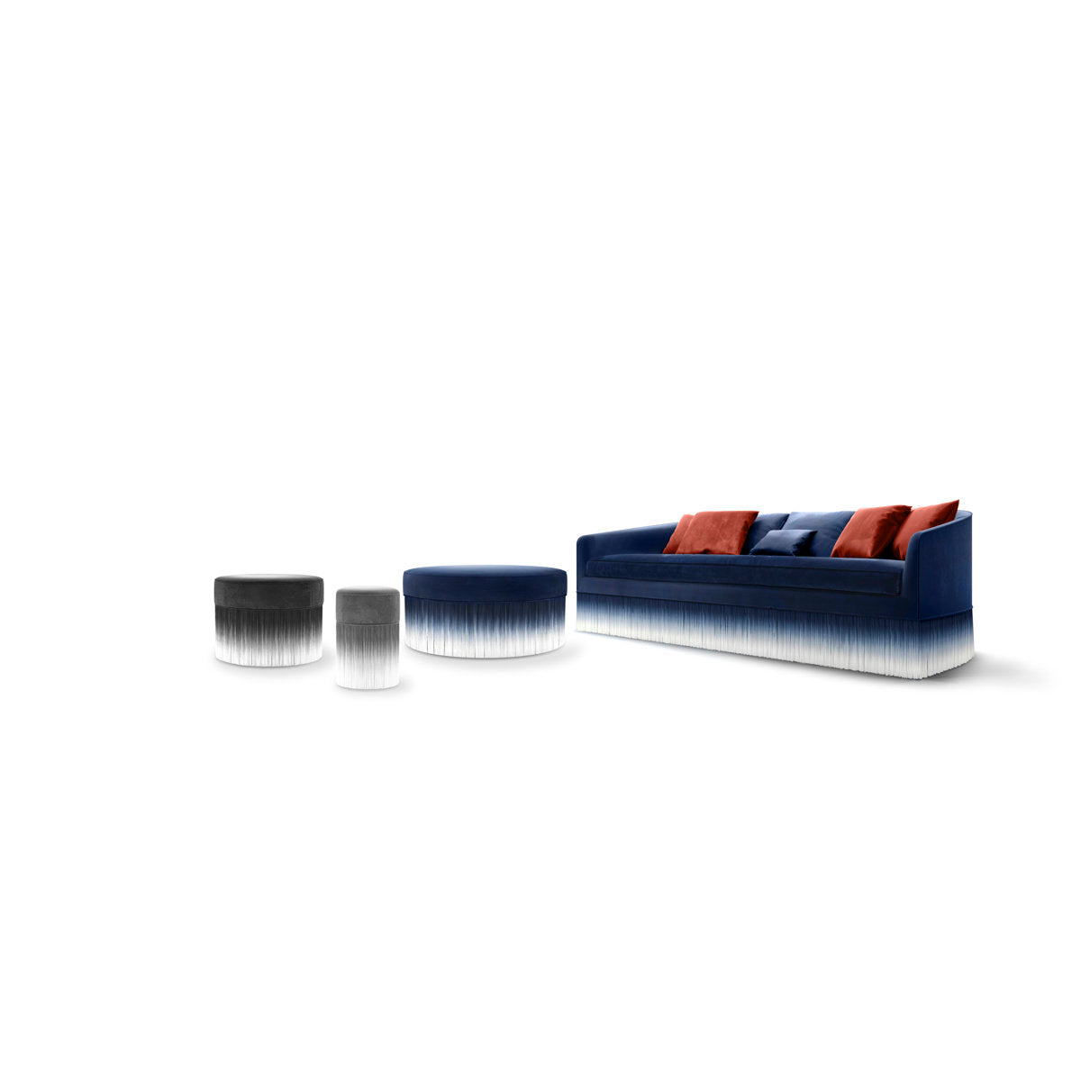 Amami Round Ottoman