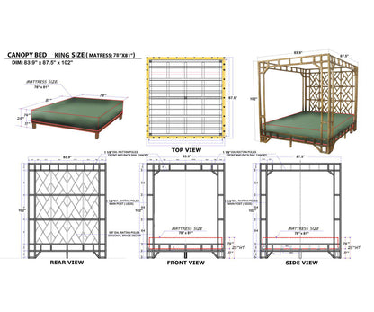 Amanda Lindroth Paradise Canopy Bed