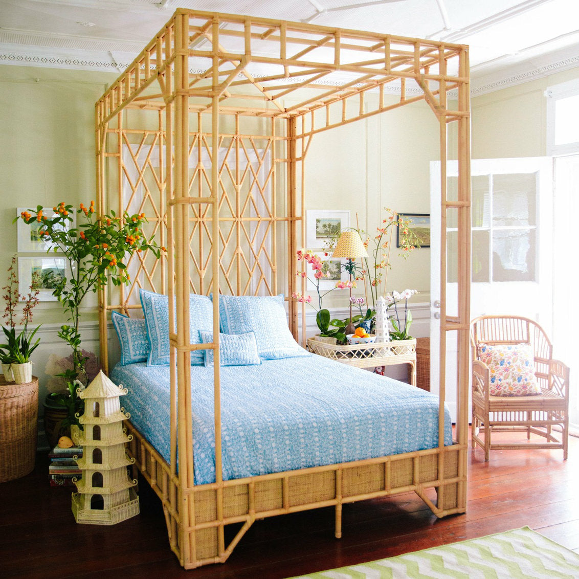 Amanda Lindroth Paradise Canopy Bed