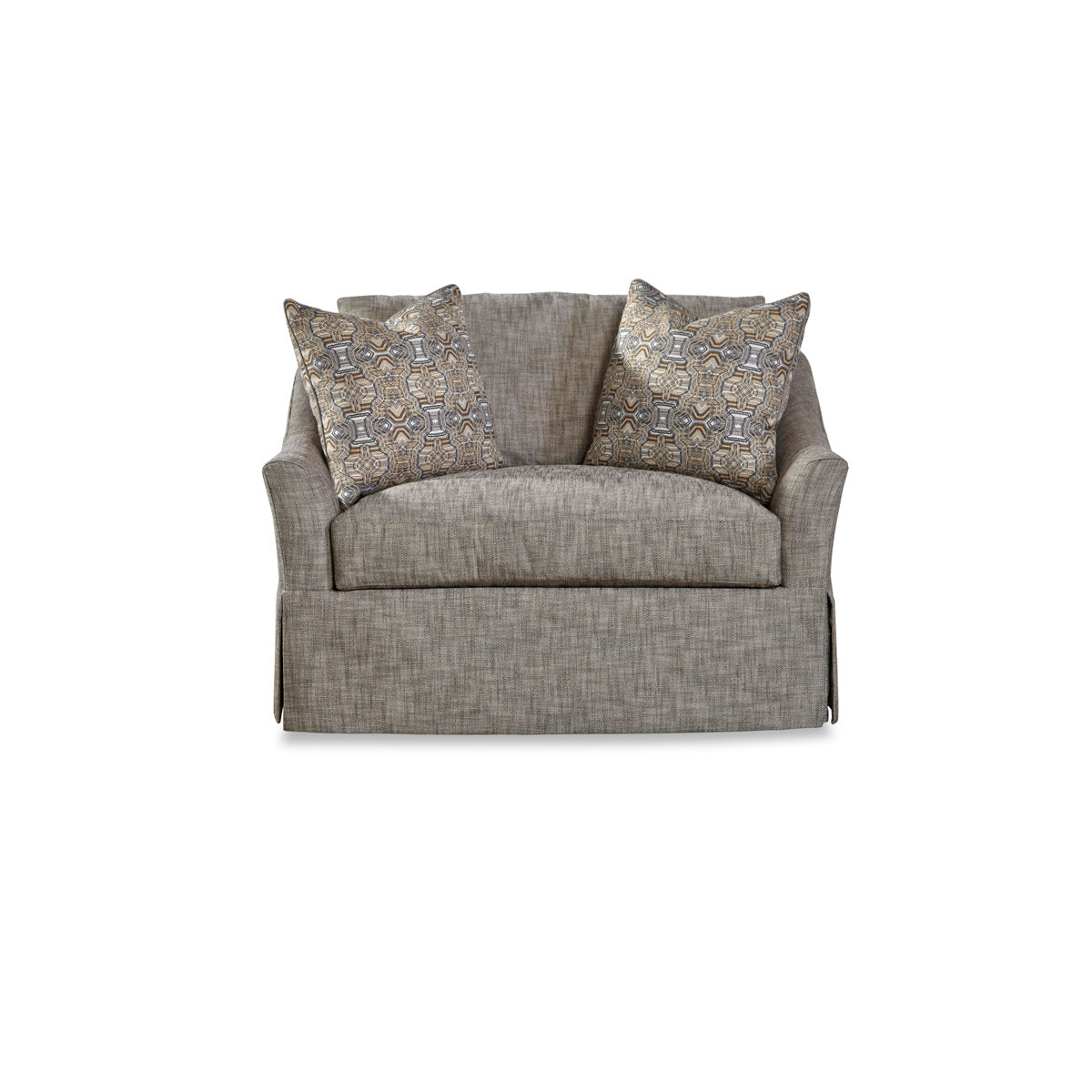 Amara Armchair Chair with Ottoman