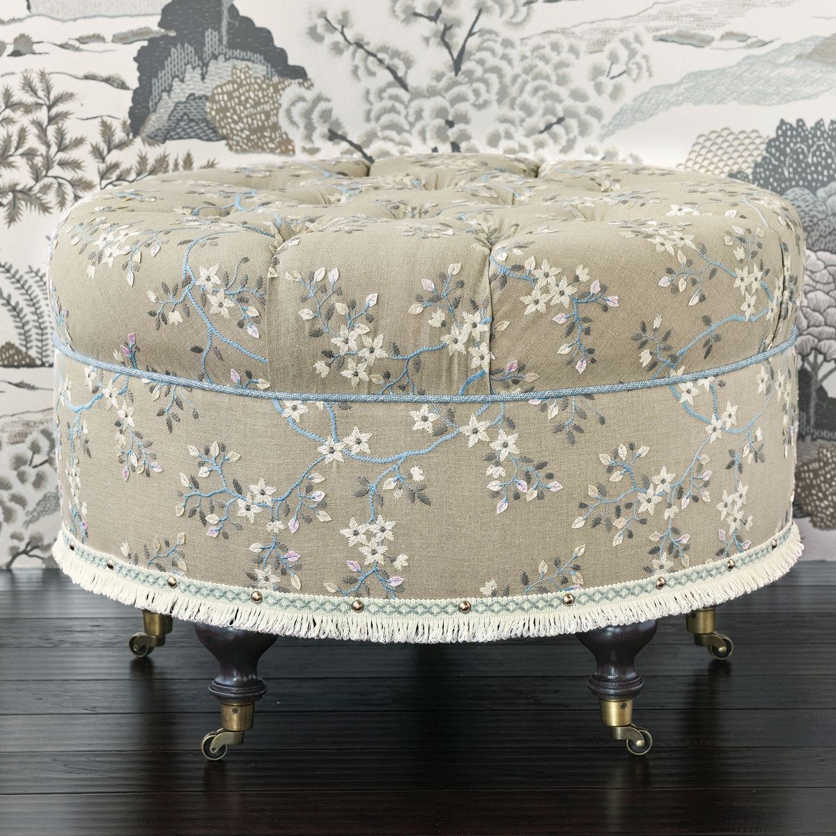 Amberlynn Round Ottoman