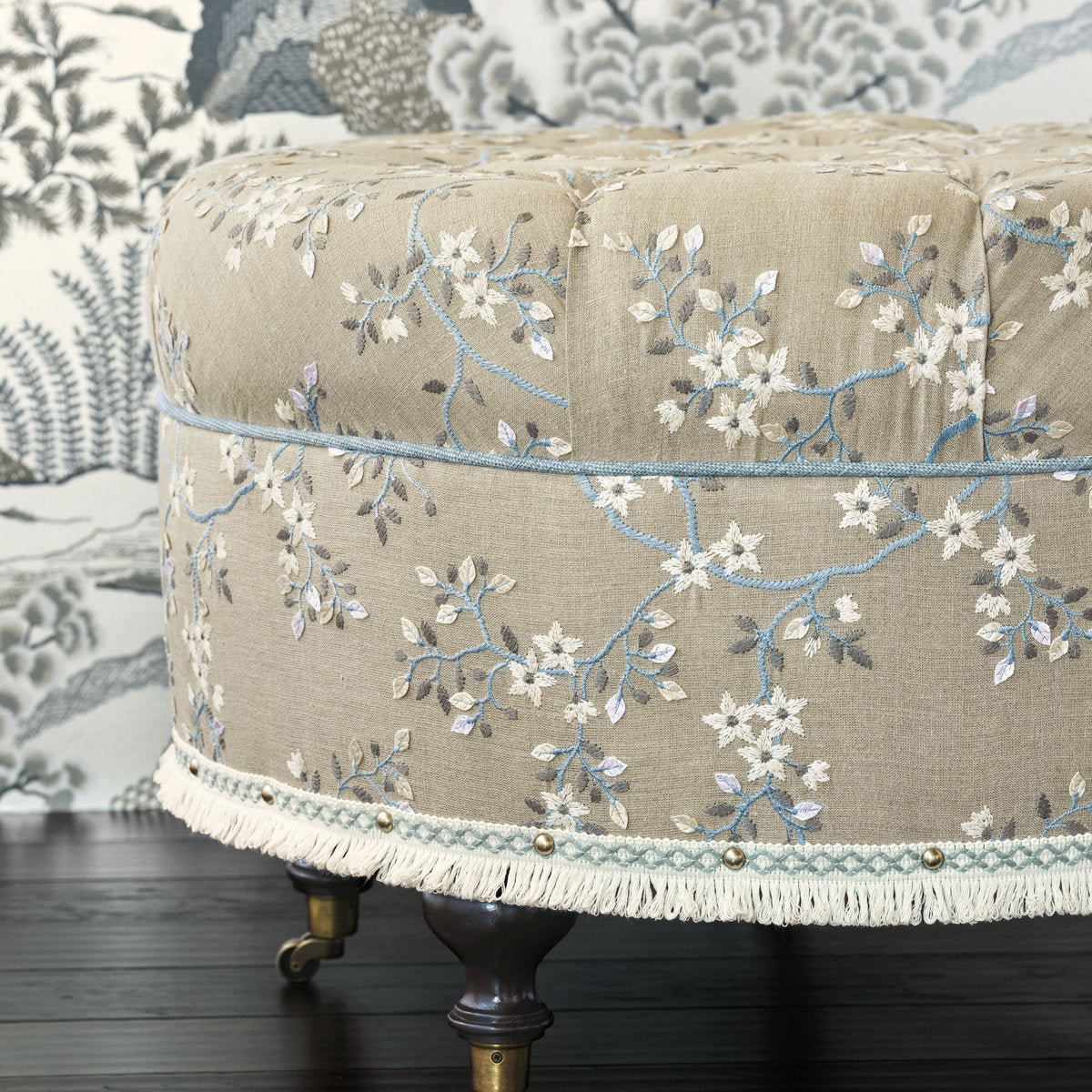 Amberlynn Round Ottoman