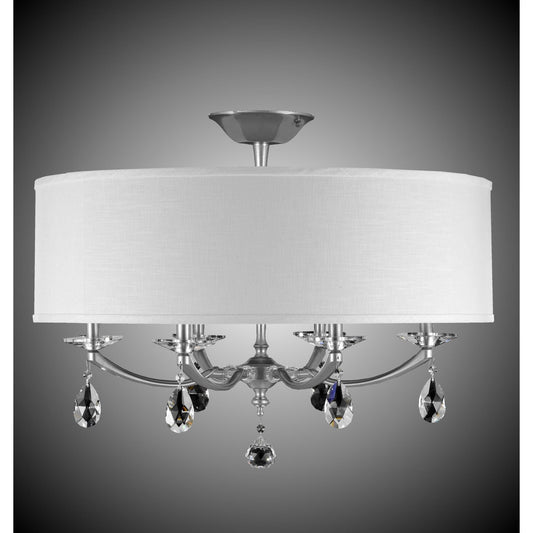 American Brass And Crystal Kensington 6 Light Semi Flush Mount Cp349735