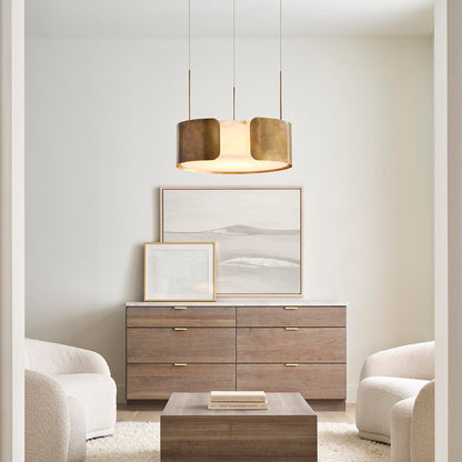 Anne-Marie Barton Armise 28" Drum Chandelier