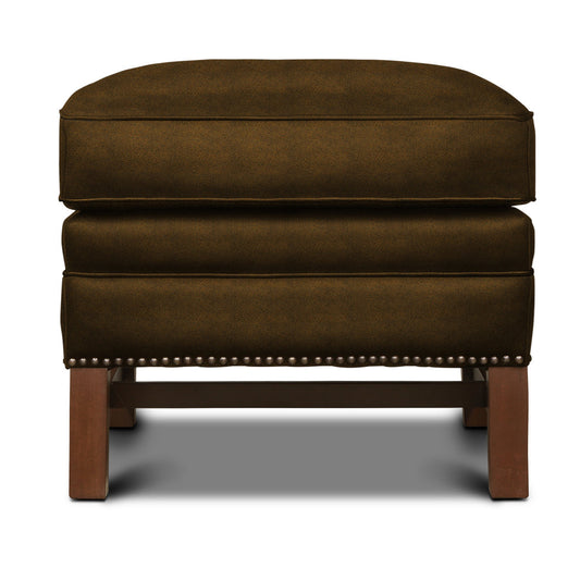 Antoinette Leather Ottoman