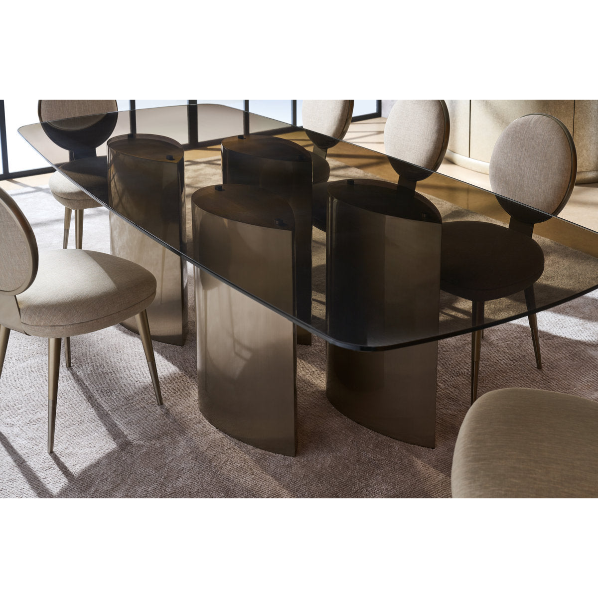 Aphelion Glass Dining Table