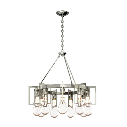 Apothecary 9 - Light Unique / Statement Wagon Wheel Chandelier
