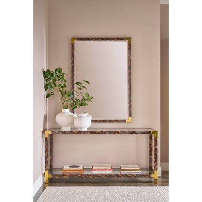Arakan 65'' W Glass Console Table