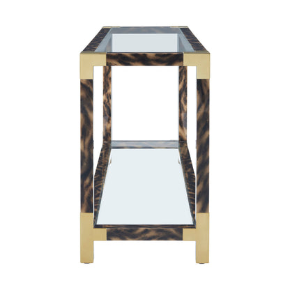 Arakan 65'' W Glass Console Table