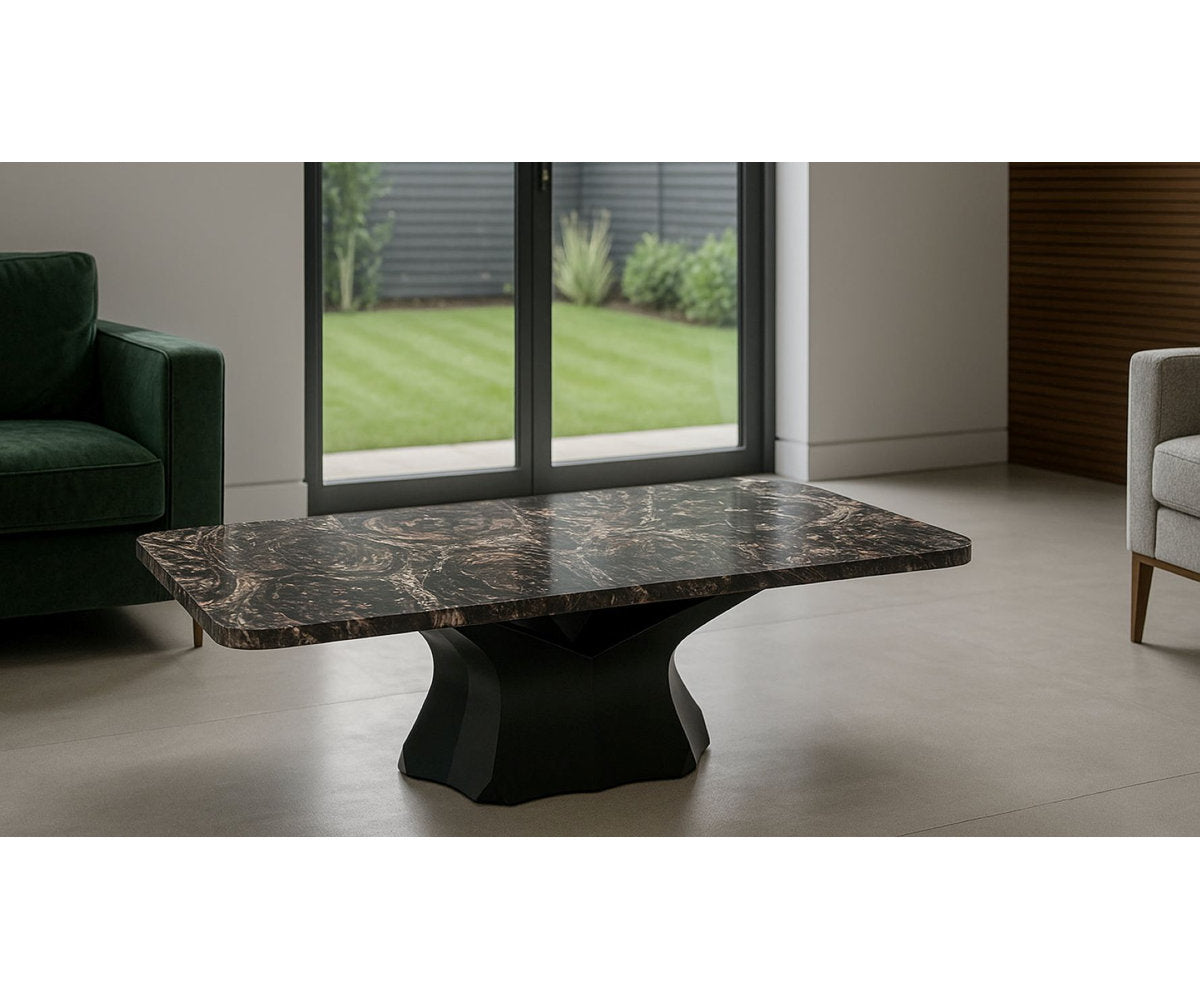 Arboresce Petrified Wood Coffee Table