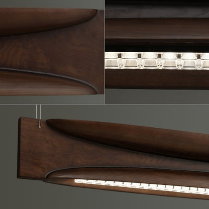 Arcadia Wave Linear Pendant Lamp