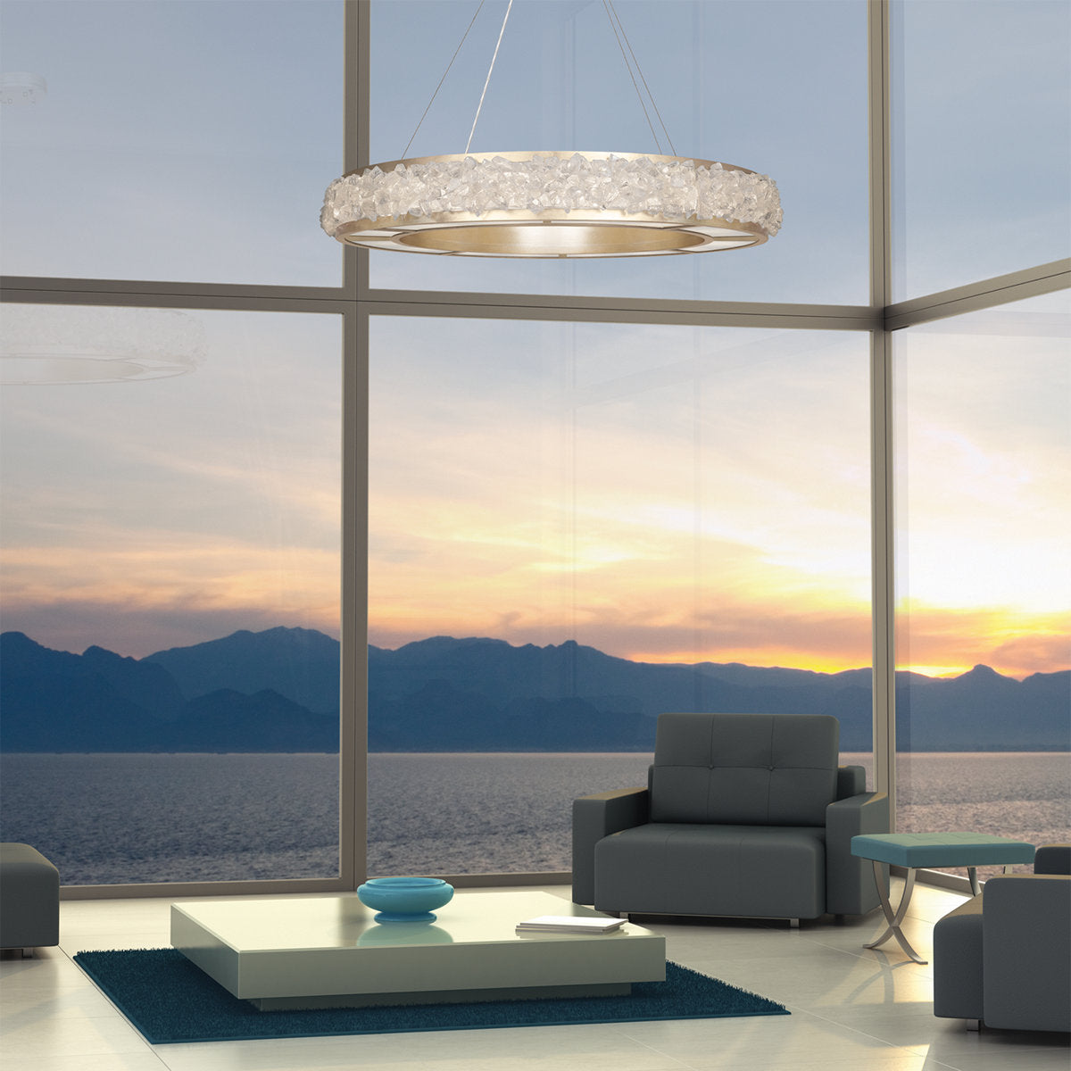 Arctic Halo 16 - Light Chandelier