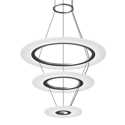 Arctic Rings 3 - Light LED Chandelier