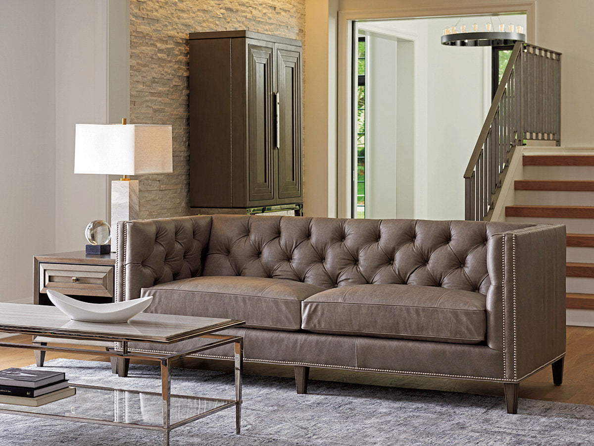Ariana Camille Leather Sofa