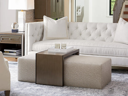 Ariana Savona Cocktail Ottoman with Slide