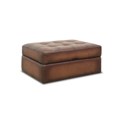 Arizona Leather Ottoman