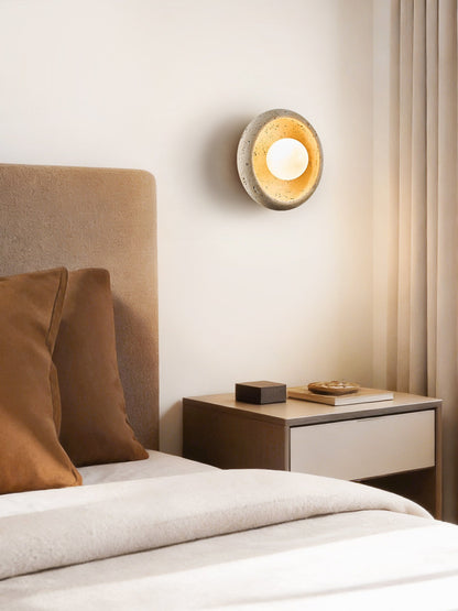 Arlo Travertine Wall Light