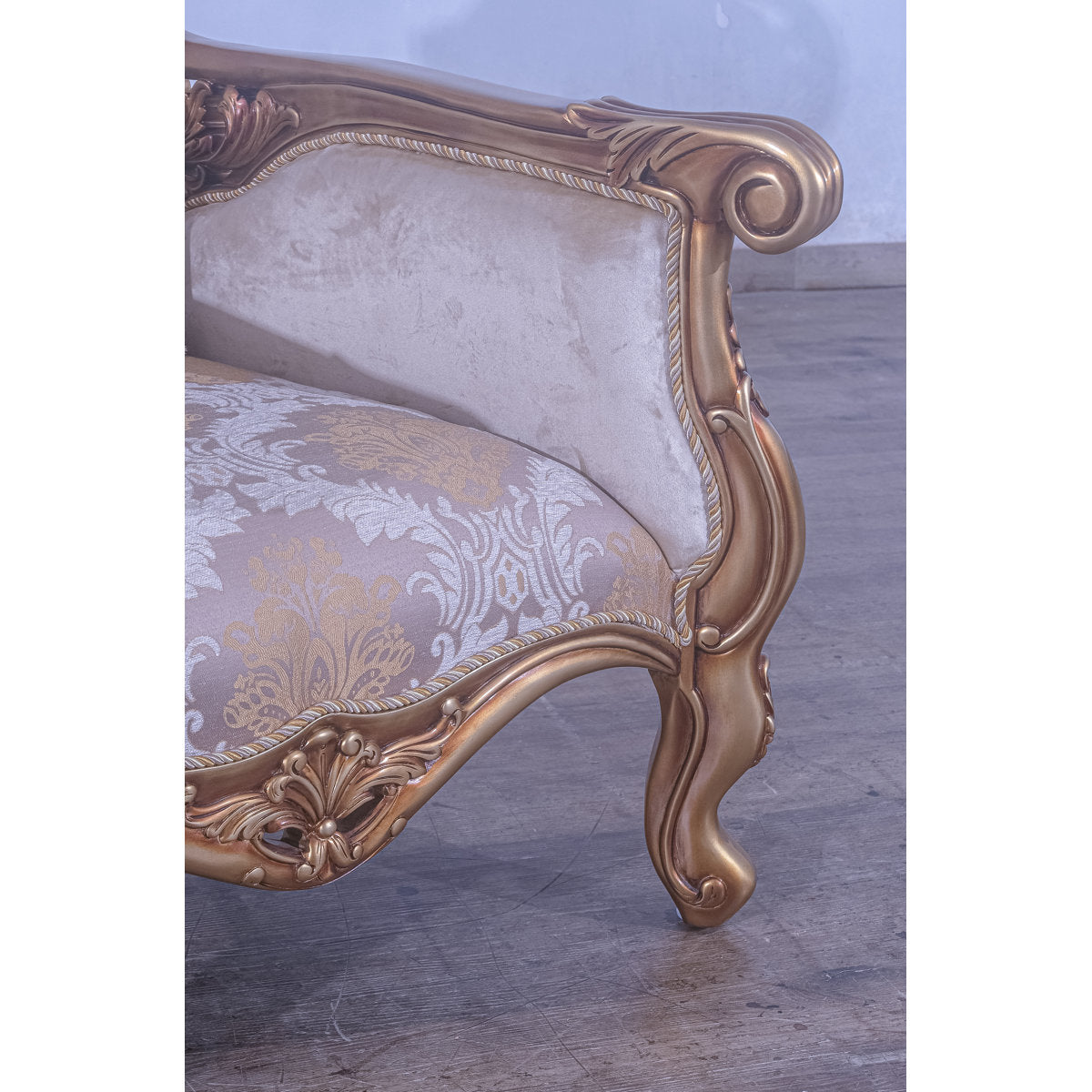 Armchair Chair with Ottoman