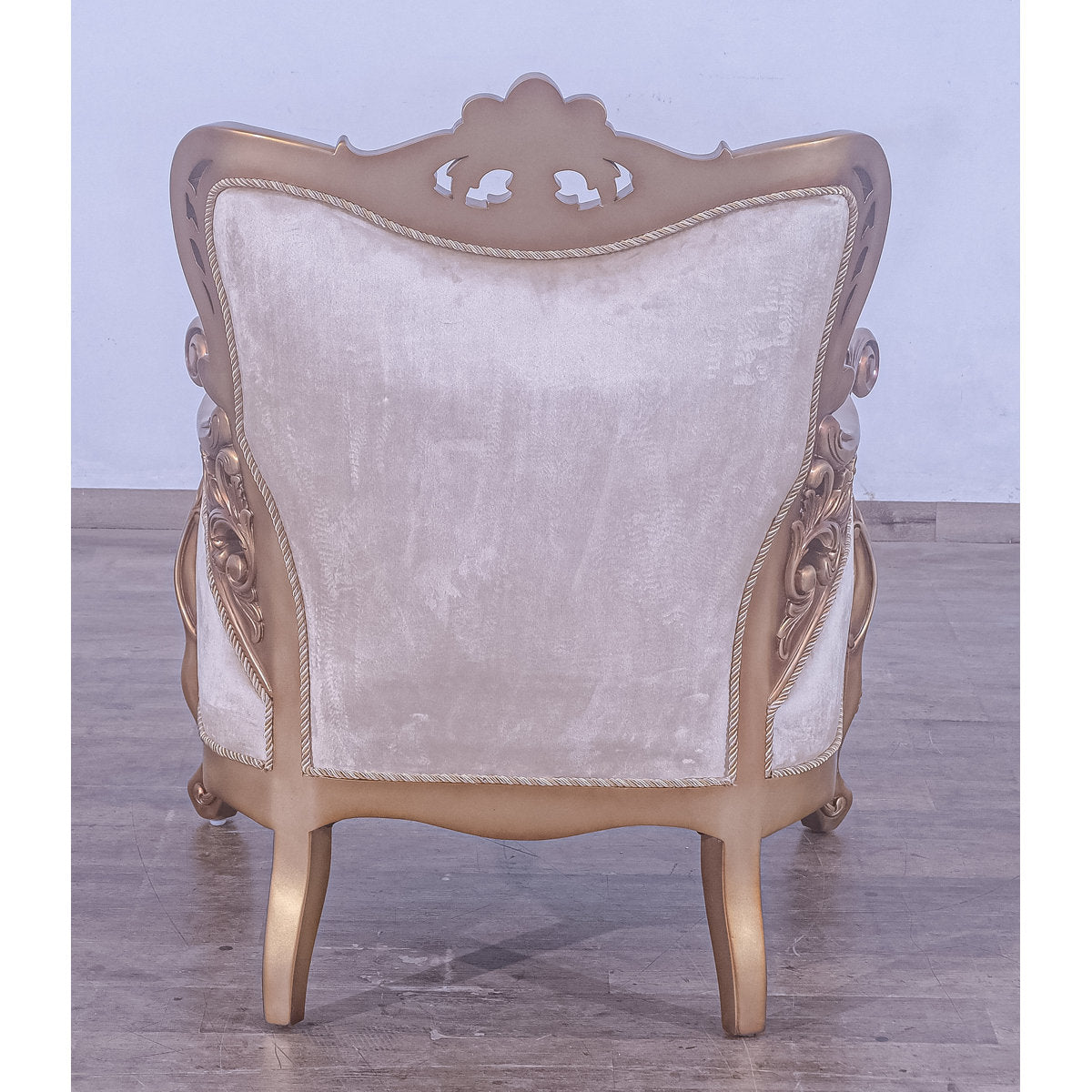 Armchair Chair with Ottoman