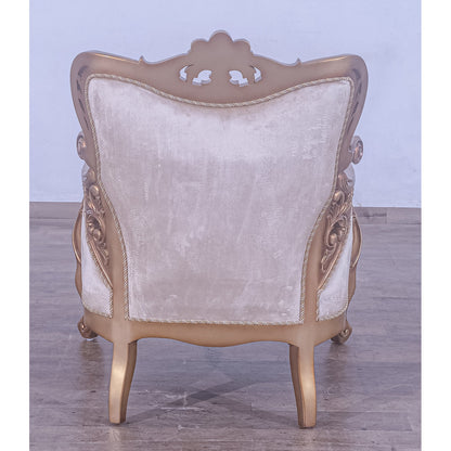 Armchair Chair with Ottoman