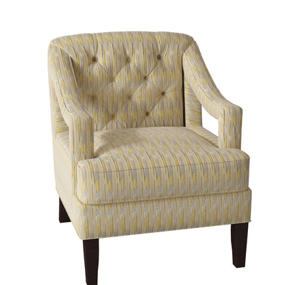 Armchair Chair with Ottoman