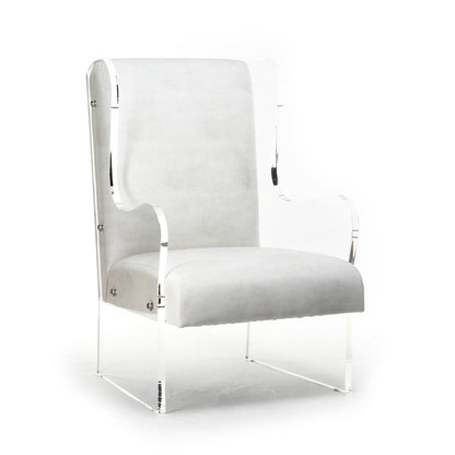 Armchair Chair with Ottoman