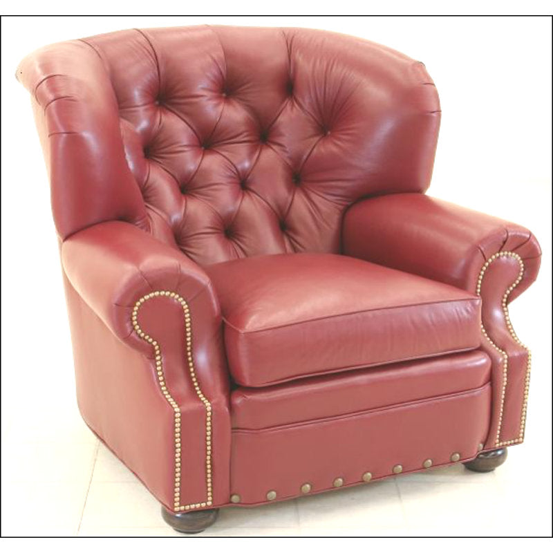 Armchair Chair with Ottoman