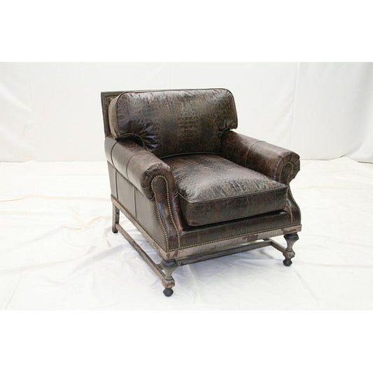 Armchair Chair with Ottoman