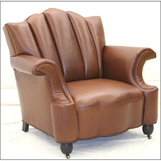 Armchair Chair with Ottoman