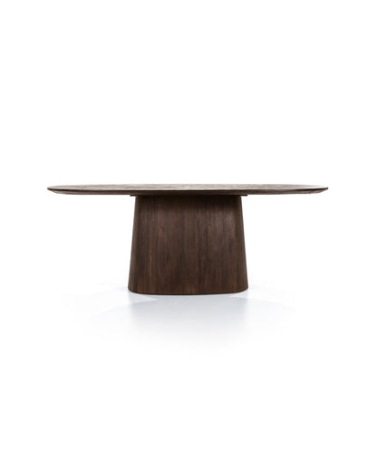 Aron Oval Solid Wood Dining Table