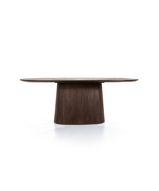 Aron Oval Solid Wood Dining Table