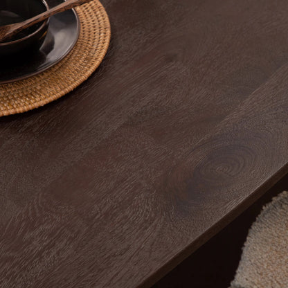 Aron Oval Solid Wood Dining Table
