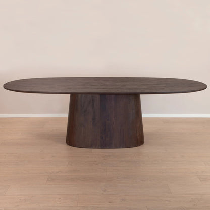 Aron Oval Solid Wood Dining Table
