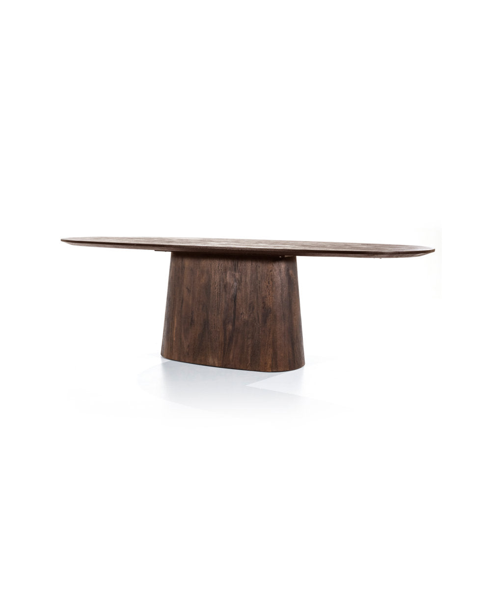 Aron Oval Solid Wood Dining Table