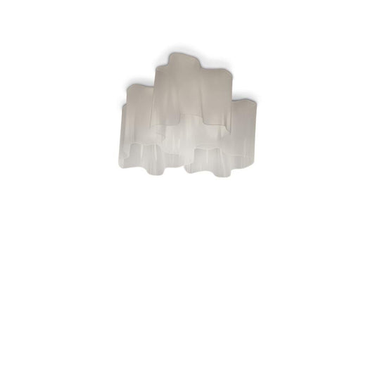 Artemide Michele De Lucchi Gerhard Reichert Logico 26 Inch 3 Light Semi Flush Mount Cp369912