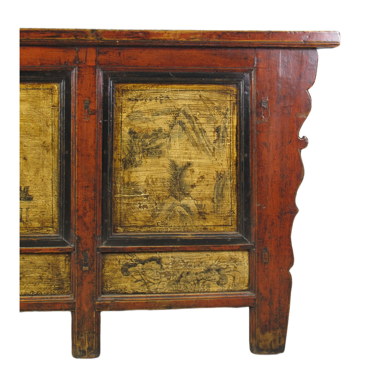 Asian Classic 75.5'' W Solid Wood Sideboard