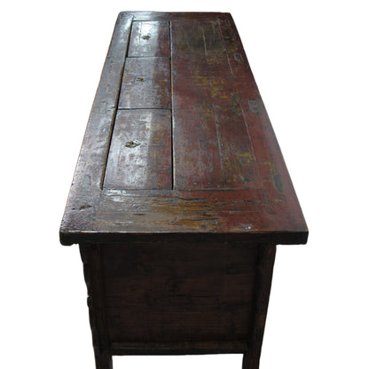 Asian Classic 75.5'' W Solid Wood Sideboard