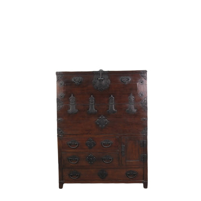 Asian Classic Solid Wood Accent Chest