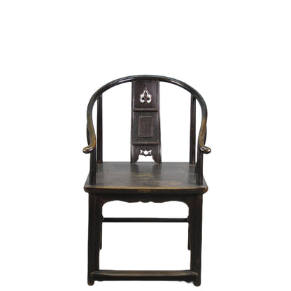 Asian Classic Solid Wood Arm Chair (Set of 2)