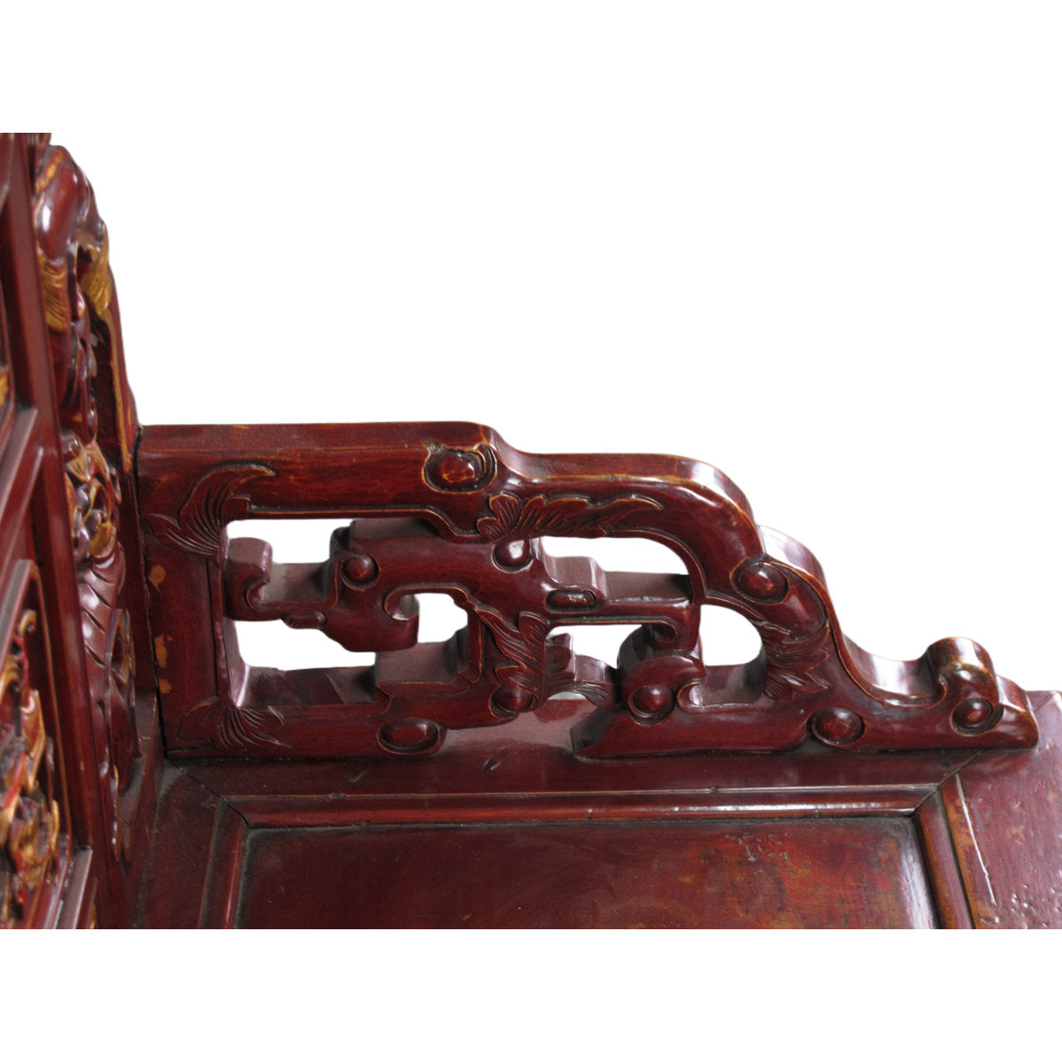 Asian Classic Solid Wood Arm Chair (Set of 4)