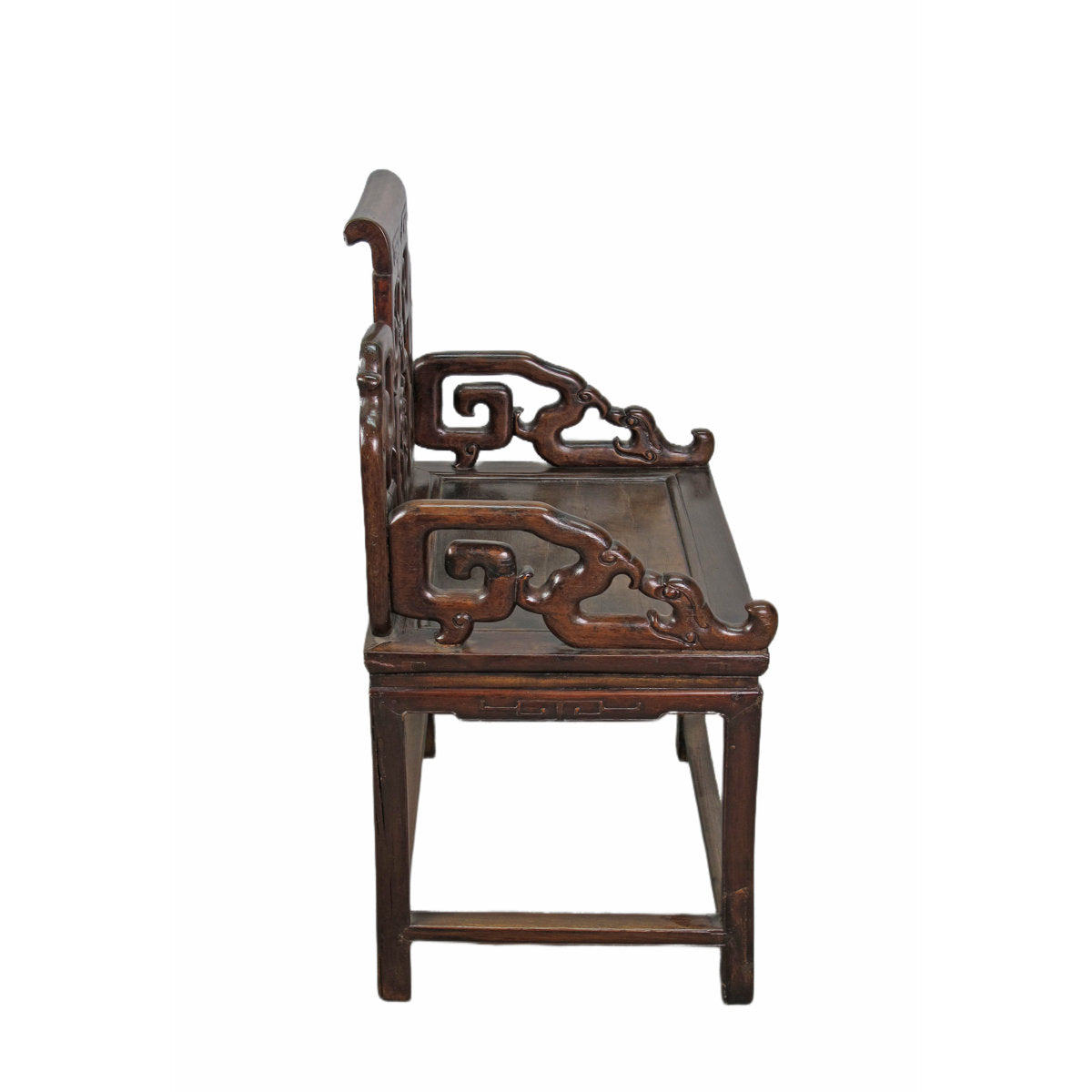 Asian Classic Solid Wood Arm Chair (Set of 2)