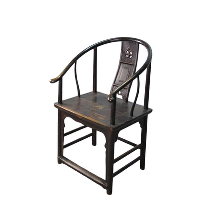 Asian Classic Solid Wood Arm Chair (Set of 2)