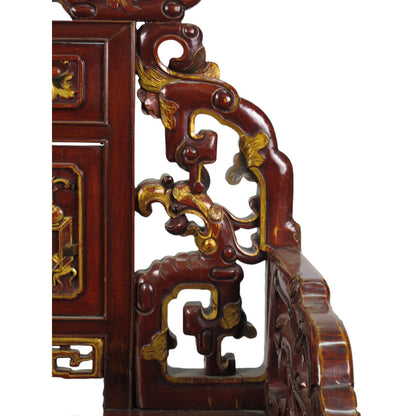 Asian Classic Solid Wood Arm Chair (Set of 2)