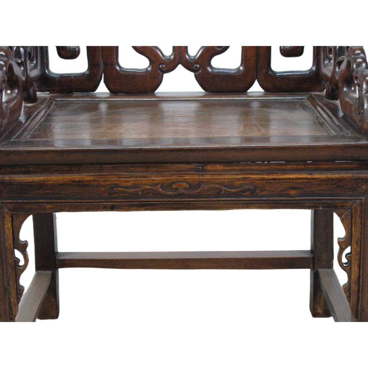 Asian Classic Solid Wood Arm Chair (Set of 2)