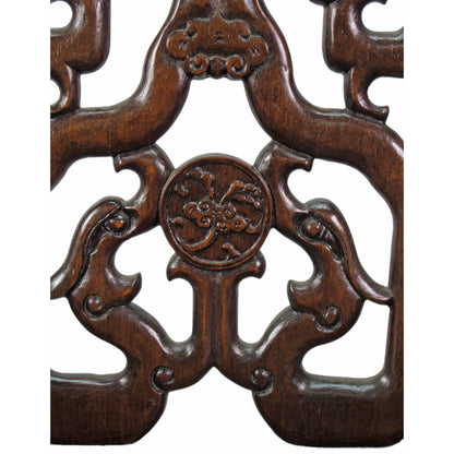 Asian Classic Solid Wood Arm Chair (Set of 2)